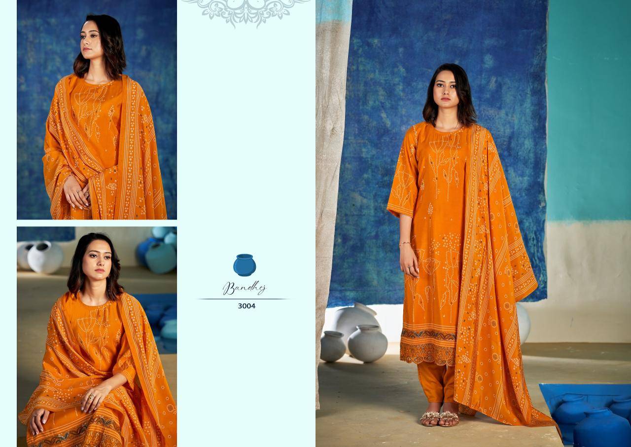 Sargam bandhej Dress material suppliers in Pune